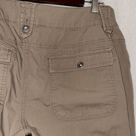 Venezia X Lane Bryant 18 Tan Brown Convertible Cargo Utility Wide Leg Pants - Picture 11 of 15